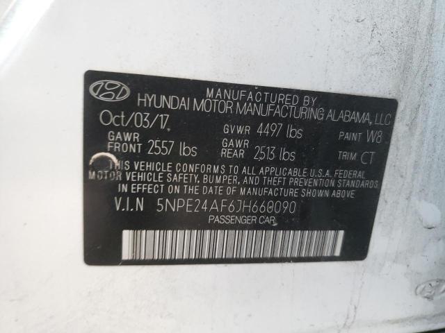 Photo 11 VIN: 5NPE24AF6JH660090 - HYUNDAI SONATA SE 