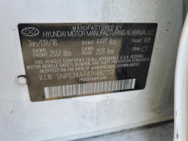 Photo 11 VIN: 5NPE24AF6JH682252 - HYUNDAI SONATA 