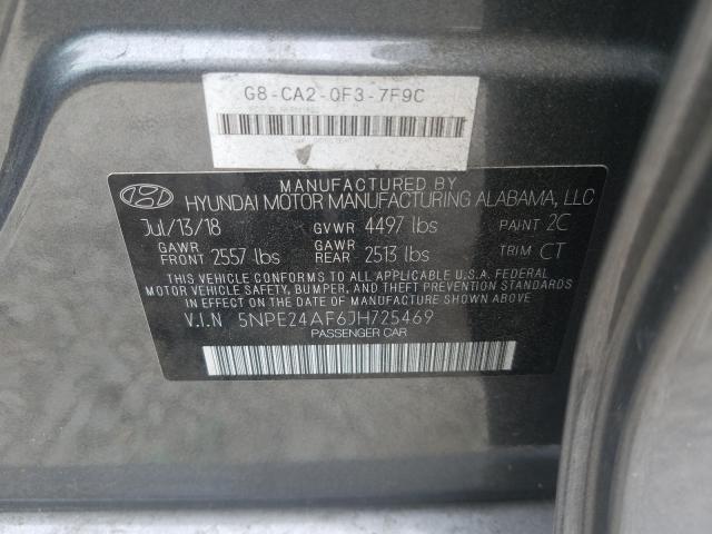 Photo 9 VIN: 5NPE24AF6JH725469 - HYUNDAI SONATA SE 