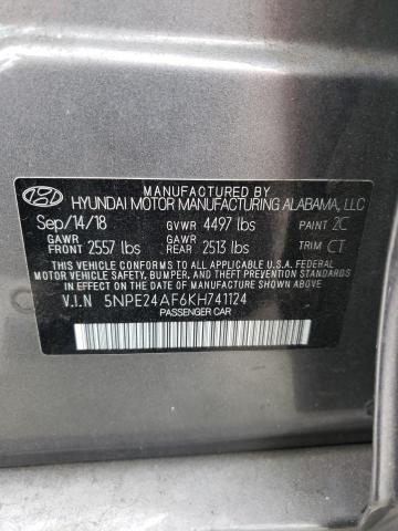 Photo 11 VIN: 5NPE24AF6KH741124 - HYUNDAI SONATA 