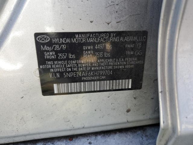 Photo 11 VIN: 5NPE24AF6KH799704 - HYUNDAI SONATA 