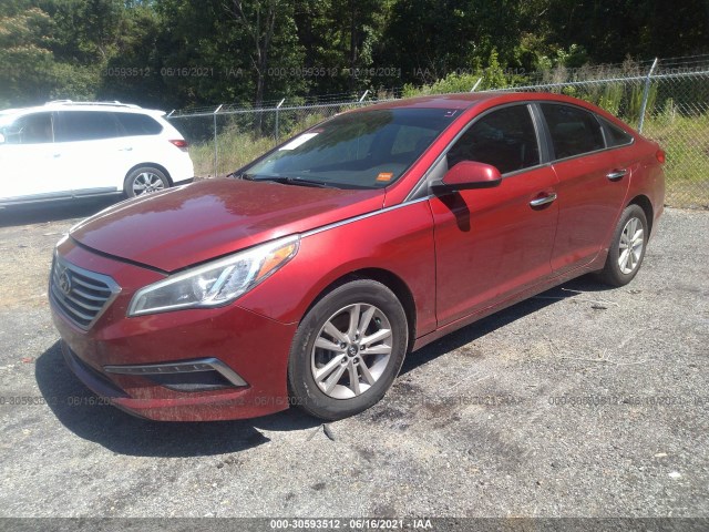 Photo 1 VIN: 5NPE24AF7FH001961 - HYUNDAI SONATA 