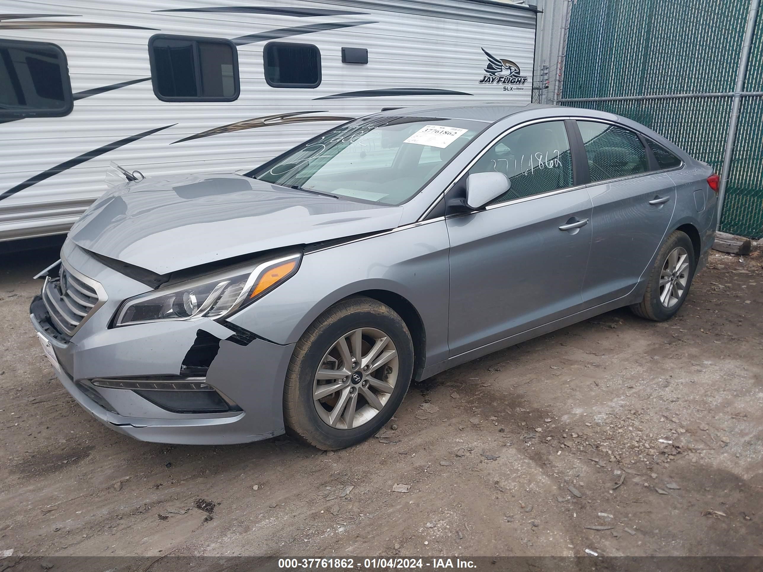 Photo 1 VIN: 5NPE24AF7FH009297 - HYUNDAI SONATA 