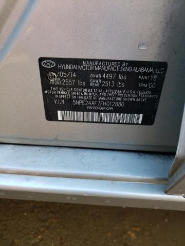 Photo 9 VIN: 5NPE24AF7FH012880 - HYUNDAI SONATA SE 