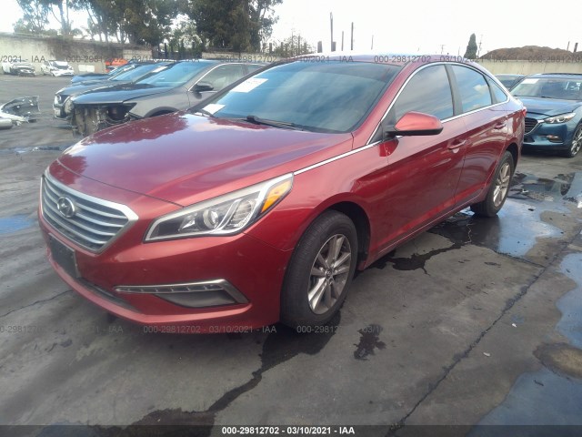 Photo 1 VIN: 5NPE24AF7FH016931 - HYUNDAI SONATA 