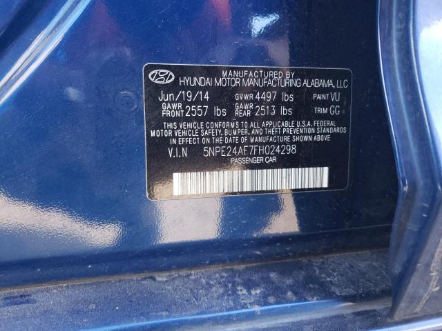 Photo 11 VIN: 5NPE24AF7FH024298 - HYUNDAI SONATA 