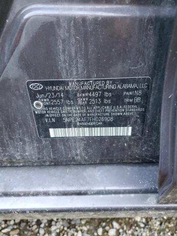 Photo 9 VIN: 5NPE24AF7FH026908 - HYUNDAI SONATA SE 