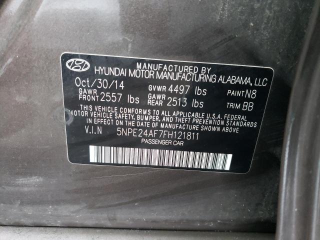 Photo 11 VIN: 5NPE24AF7FH121811 - HYUNDAI SONATA 