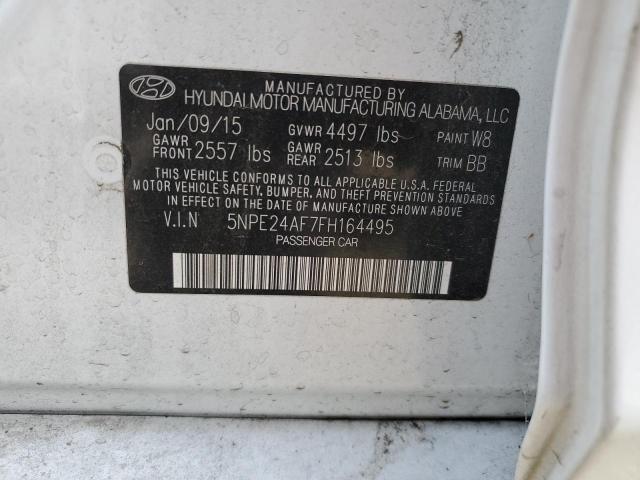 Photo 11 VIN: 5NPE24AF7FH164495 - HYUNDAI SONATA 