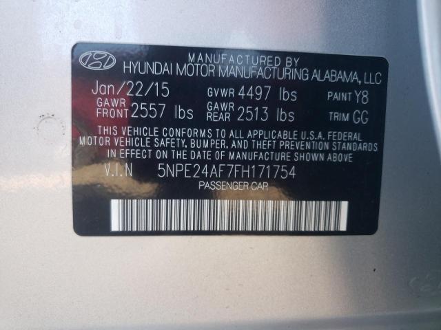 Photo 9 VIN: 5NPE24AF7FH171754 - HYUNDAI SONATA SE 