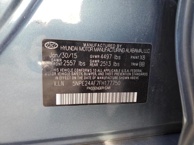 Photo 11 VIN: 5NPE24AF7FH177750 - HYUNDAI SONATA 