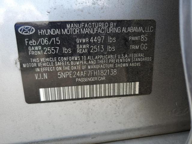 Photo 11 VIN: 5NPE24AF7FH182138 - HYUNDAI SONATA SE 