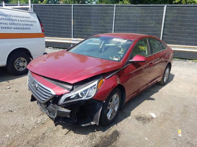 Photo 1 VIN: 5NPE24AF7FH189817 - HYUNDAI SONATA SE 