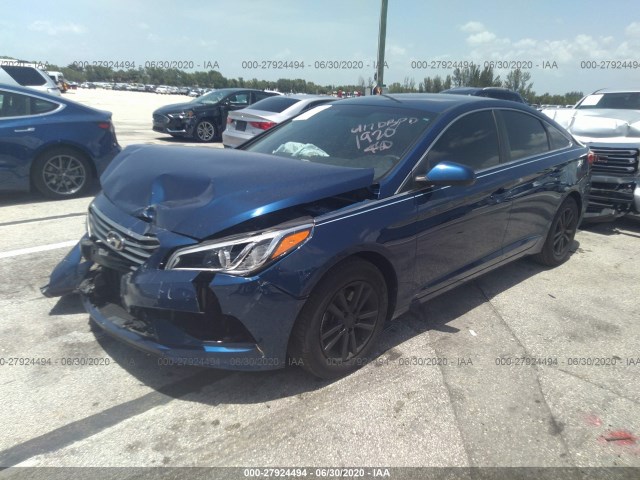 Photo 1 VIN: 5NPE24AF7FH201920 - HYUNDAI SONATA 