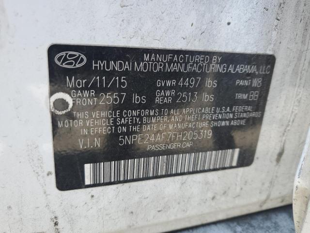 Photo 11 VIN: 5NPE24AF7FH205319 - HYUNDAI SONATA SE 