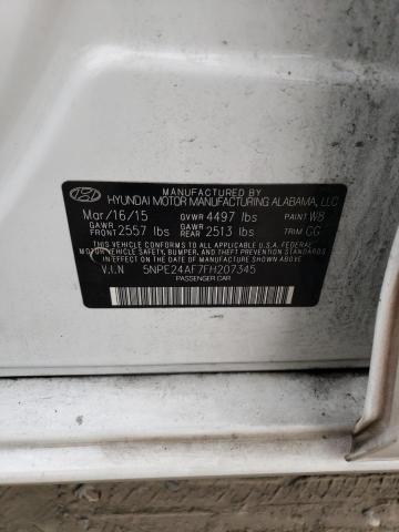 Photo 11 VIN: 5NPE24AF7FH207345 - HYUNDAI SONATA SE 