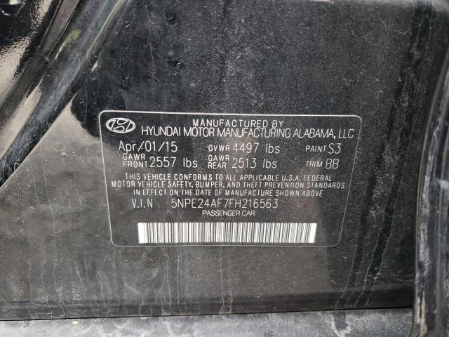 Photo 11 VIN: 5NPE24AF7FH216563 - HYUNDAI SONATA SE 