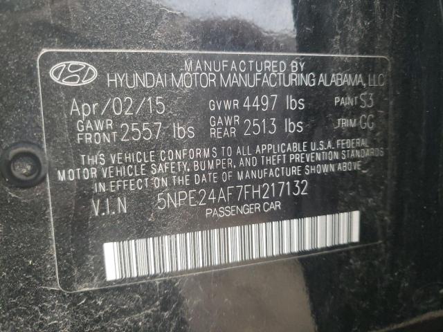 Photo 9 VIN: 5NPE24AF7FH217132 - HYUNDAI SONATA 