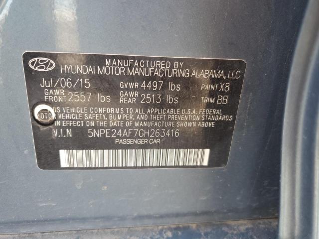 Photo 11 VIN: 5NPE24AF7GH263416 - HYUNDAI SONATA SE 