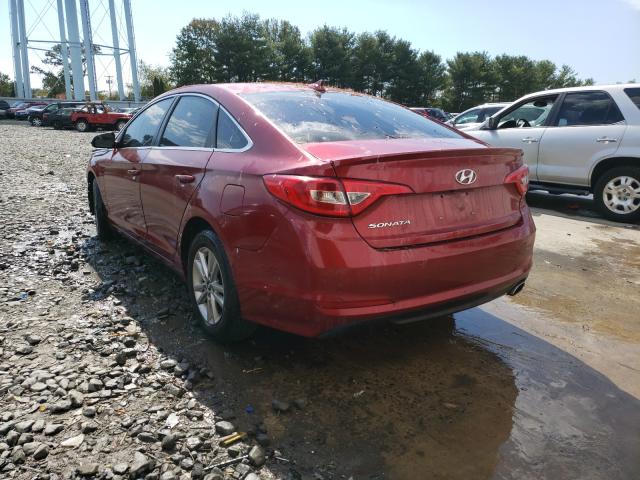 Photo 2 VIN: 5NPE24AF7GH281169 - HYUNDAI SONATA SE 