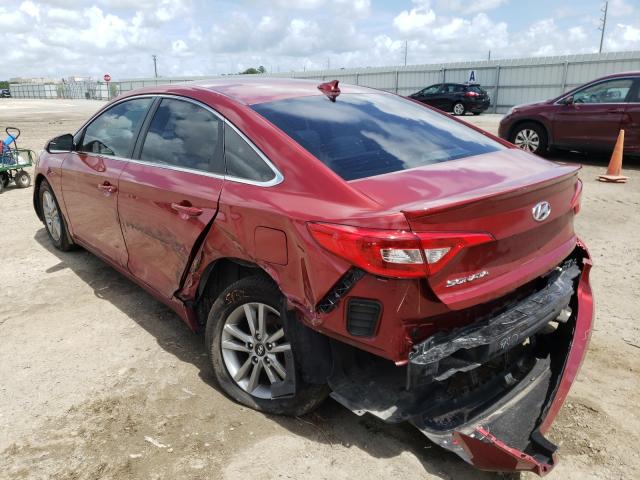 Photo 2 VIN: 5NPE24AF7GH288767 - HYUNDAI SONATA 