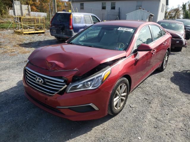 Photo 1 VIN: 5NPE24AF7GH289725 - HYUNDAI SONATA SE 