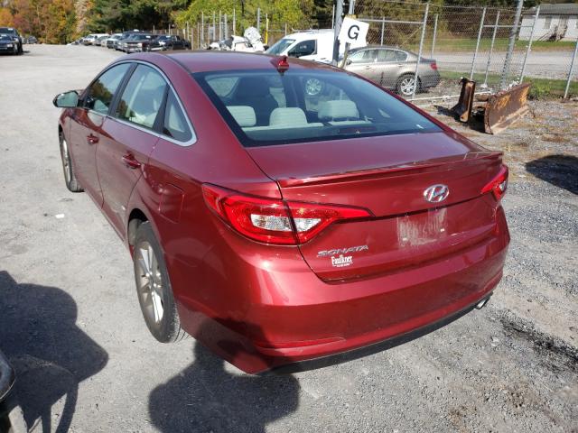 Photo 2 VIN: 5NPE24AF7GH289725 - HYUNDAI SONATA SE 