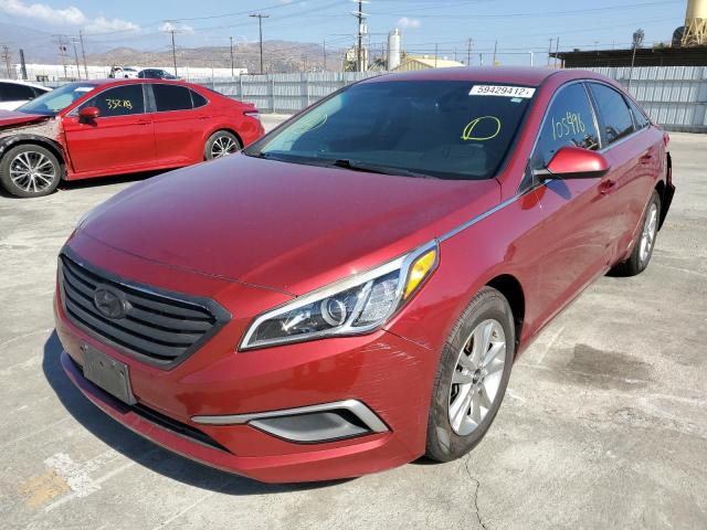 Photo 1 VIN: 5NPE24AF7GH296397 - HYUNDAI SONATA SE 