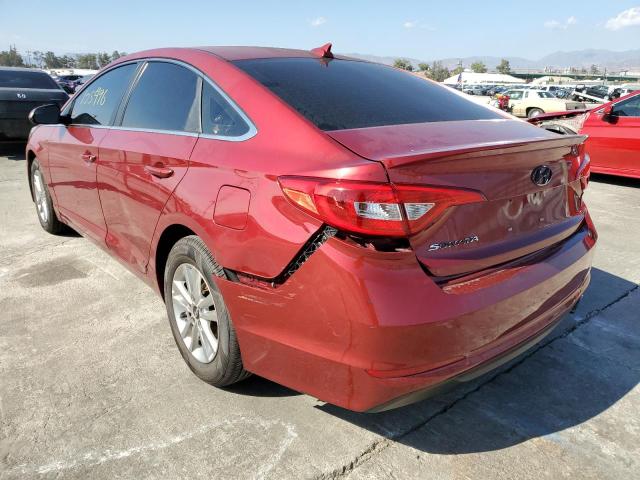 Photo 2 VIN: 5NPE24AF7GH296397 - HYUNDAI SONATA SE 