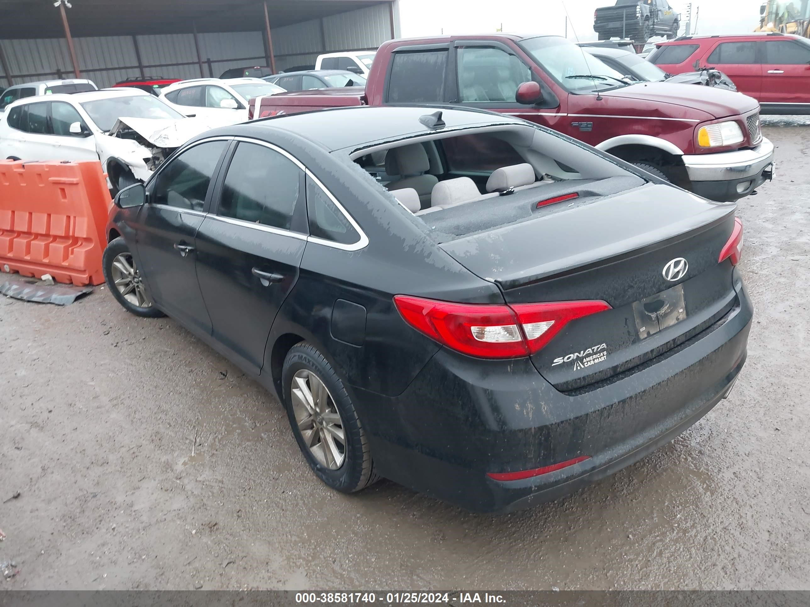 Photo 2 VIN: 5NPE24AF7GH309892 - HYUNDAI SONATA 