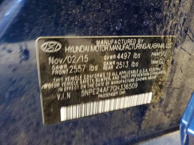 Photo 11 VIN: 5NPE24AF7GH336509 - HYUNDAI SONATA SE 