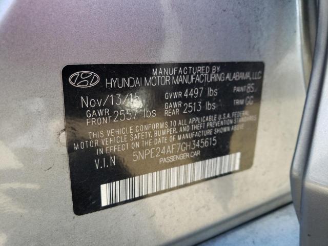 Photo 11 VIN: 5NPE24AF7GH345615 - HYUNDAI SONATA SE 