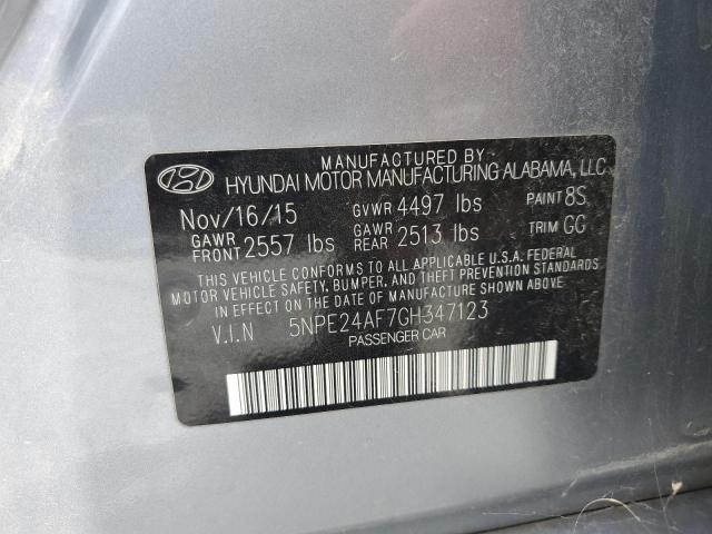 Photo 11 VIN: 5NPE24AF7GH347123 - HYUNDAI SONATA 