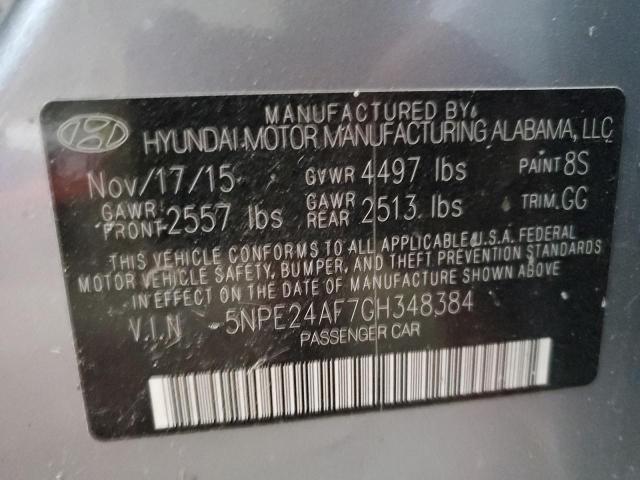 Photo 11 VIN: 5NPE24AF7GH348384 - HYUNDAI SONATA SE 