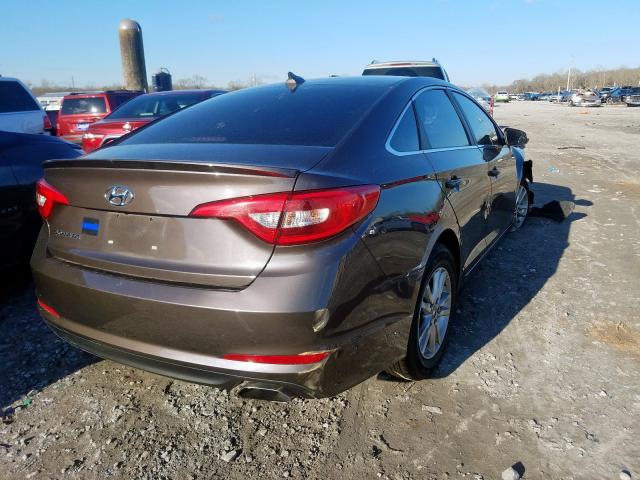 Photo 3 VIN: 5NPE24AF7GH359563 - HYUNDAI SONATA SE 