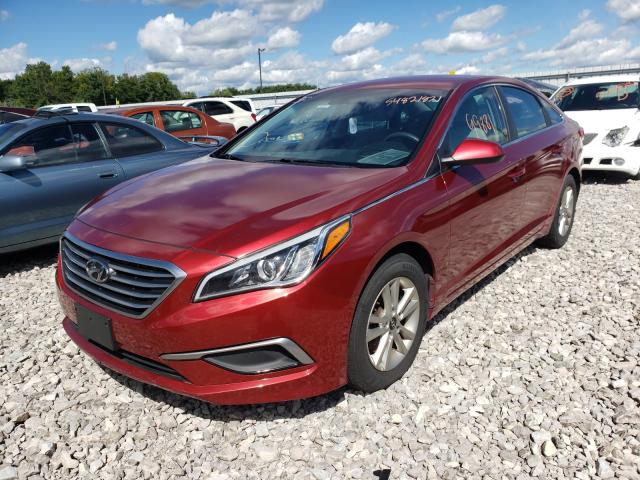 Photo 1 VIN: 5NPE24AF7GH387492 - HYUNDAI SONATA SE 