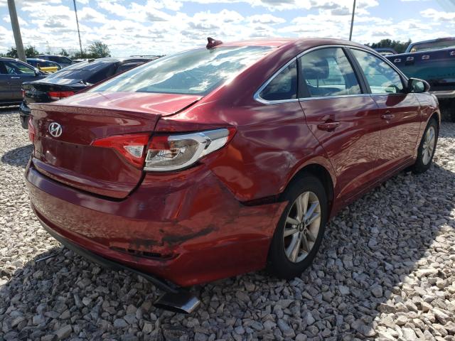 Photo 3 VIN: 5NPE24AF7GH387492 - HYUNDAI SONATA SE 