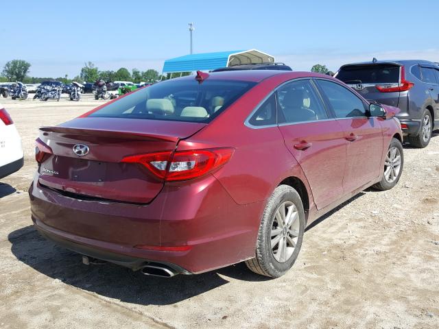 Photo 3 VIN: 5NPE24AF7GH415002 - HYUNDAI SONATA SE 