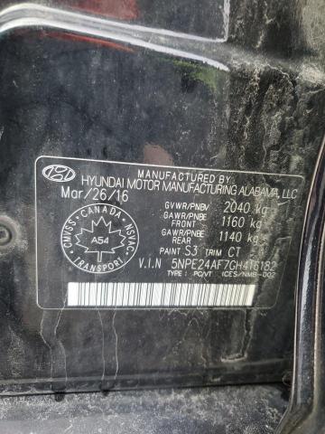 Photo 12 VIN: 5NPE24AF7GH416182 - HYUNDAI SONATA SE 