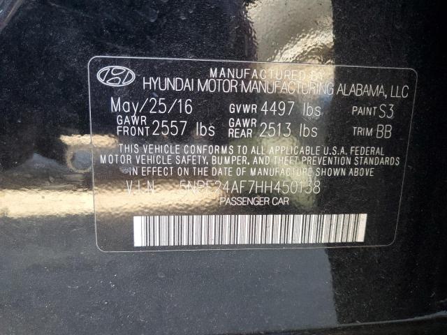 Photo 11 VIN: 5NPE24AF7HH450138 - HYUNDAI SONATA SE 