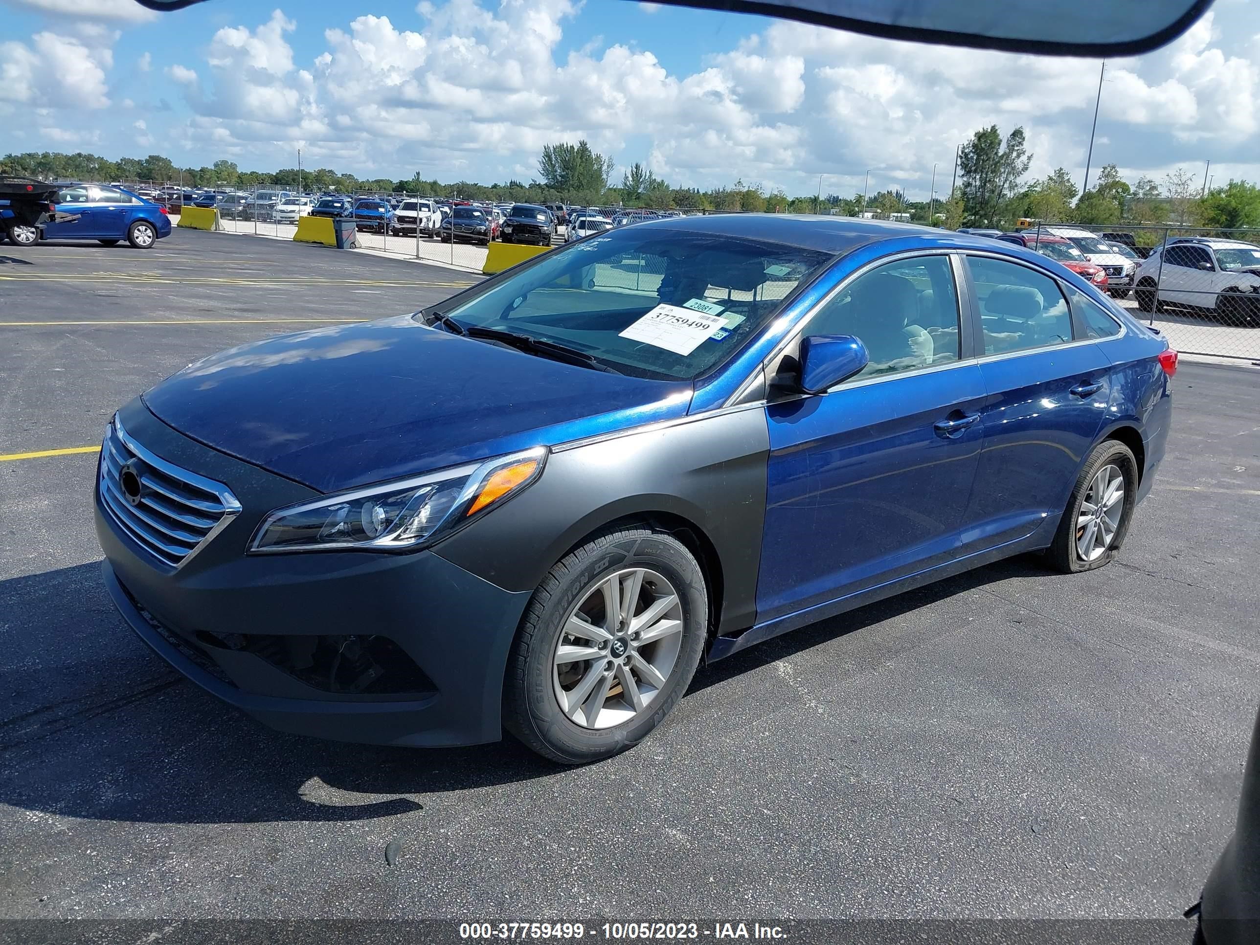 Photo 1 VIN: 5NPE24AF7HH452875 - HYUNDAI SONATA 