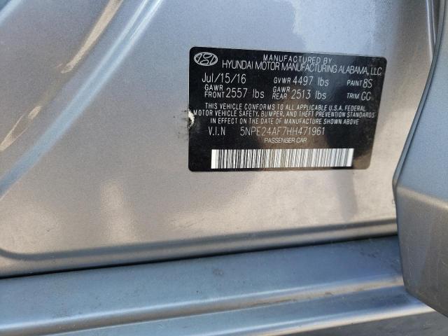 Photo 11 VIN: 5NPE24AF7HH471961 - HYUNDAI SONATA 