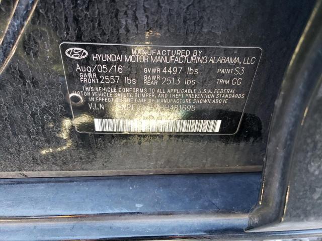 Photo 12 VIN: 5NPE24AF7HH481695 - HYUNDAI SONATA SE 