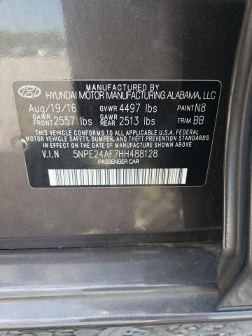 Photo 9 VIN: 5NPE24AF7HH488128 - HYUNDAI SONATA SE 