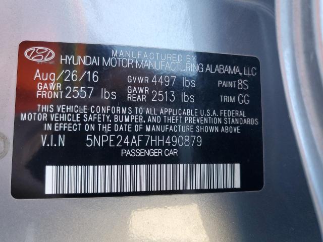 Photo 11 VIN: 5NPE24AF7HH490879 - HYUNDAI SONATA SE 