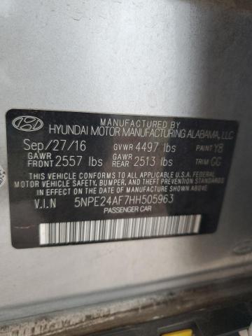 Photo 11 VIN: 5NPE24AF7HH505963 - HYUNDAI SONATA SE 