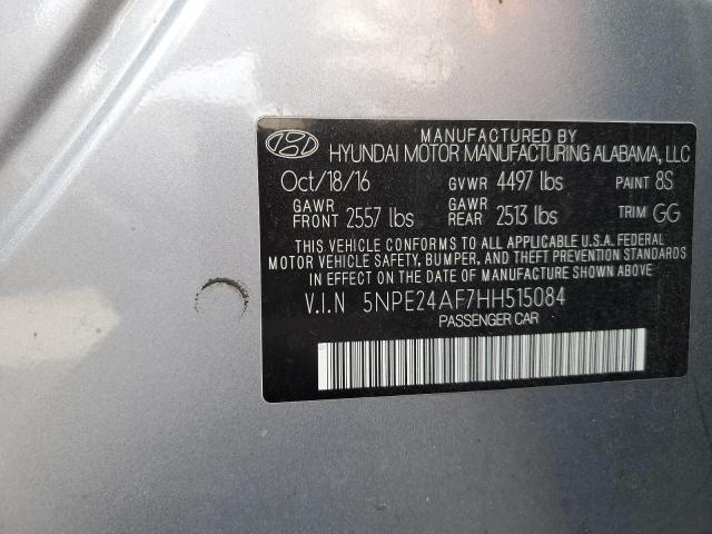 Photo 11 VIN: 5NPE24AF7HH515084 - HYUNDAI SONATA SE 