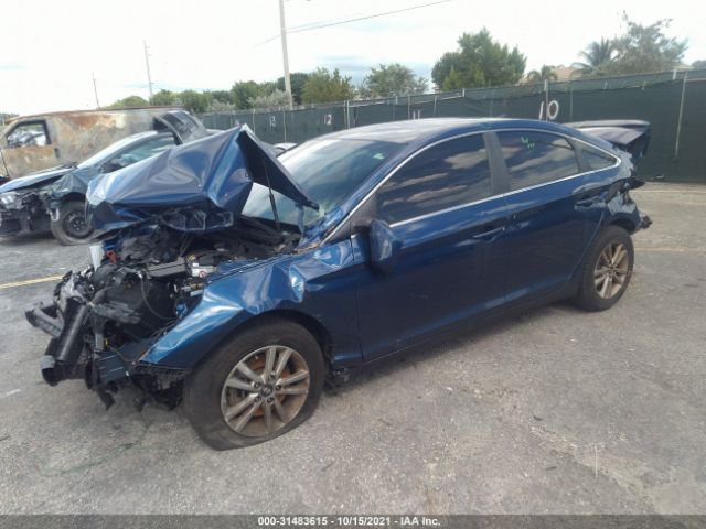 Photo 1 VIN: 5NPE24AF7HH516607 - HYUNDAI SONATA 