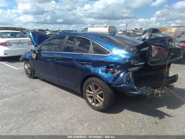 Photo 2 VIN: 5NPE24AF7HH516607 - HYUNDAI SONATA 