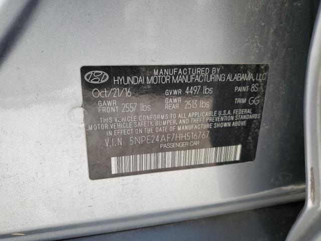 Photo 11 VIN: 5NPE24AF7HH516767 - HYUNDAI SONATA 